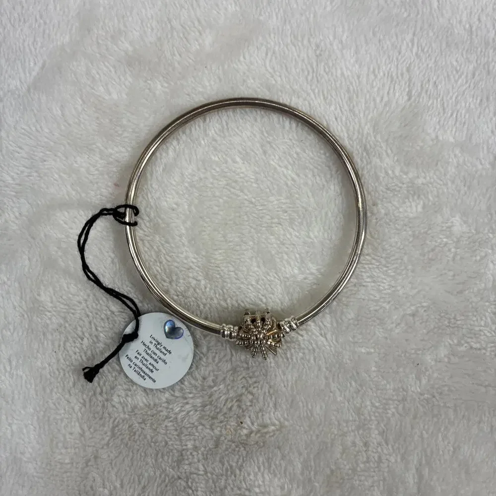 Pandora Silver Limited Edition Fireworks Bangle Bracelet in Box Bnfts Charity